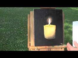 I think lisa robertson, formerly of qvc fame, mentioned she had painted her's. How To Paint A Candle Youtube
