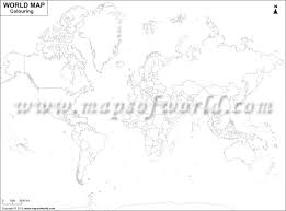 Country, state and city lists with capitals and administrative centers are marked. Blank World Map World Map Outline For Coloring