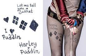 She met the joker at the mental asylum. Suicide Squad Harley Quinn Prasentiert Ihre Film Tattoos
