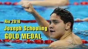 He was the gold medalist in the 100m butterfly at the 2016 olympics, achieving singapore's first ever olympic gold medal. Rio 2016 Joseph Schooling Beats Michael Phelps In 100m Butterfly Youtube