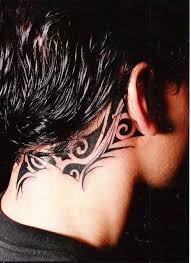 Neck Tribal Tattoo Boyun Sirt Dovmeleri Tribal Dovmeler Karizmatik Dovmeler