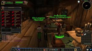 Stormwind Master Of Cooking Recipes Location Wow Classic Youtube