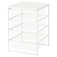 Yet big enough to store bed quilts, bath towels, shoes, plates and kitchen items. Jonaxel Frame Wire Baskets Top Shelf 50x51x70 Cm Ikea