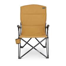 woods siesta folding reclining padded camping chair dijon in 2021 camping chair muskoka chair recliner