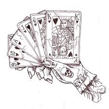Pin By Jose Luis Gurrola On Tattos I 3 Playing Card Tattoos Card Tattoo Hand Illustration