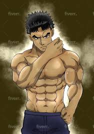 Draw Super Buff Male Anime Character By Hamdiexile Fiverr During his first fight with super saiyan god goku, the fists of the two connected, causing ripples throughout. draw super buff male anime character