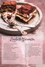 Eggless Tiramisu A Perfect And A Crowd Pleasing Dessert Recipe Eggless Tiramisu Recipe Easy Baking Recipes Desserts
