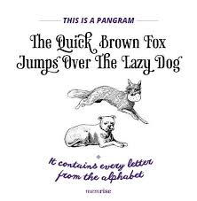 Learn russian letters with audio. Memrise Pangram Sentences That Use Every Letter Of The Facebook