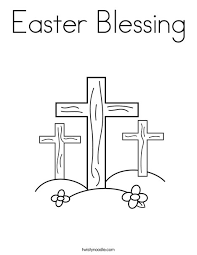 Get crafts, coloring pages, lessons, and more! Easter Blessing Coloring Page Twisty Noodle