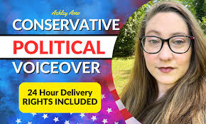Record a female conservative republican voice over by Violetbuttercup