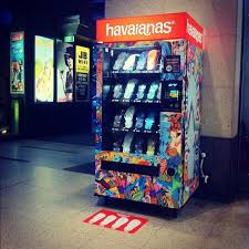 Havaianas Vending Machine In Australia Vending Machine Vending Machine Design Vending Machine Business