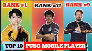 World Top 10 Pubg Mobile Players Top Player Of 2020 World L Captain Op Top 10 Youtube