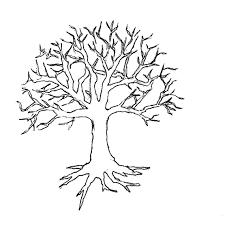 This drawing was made at internet users' disposal on 07 february 2106. Online Coloring Pages Tree Coloring Tree Without Leaves The Contours Of The Leaves
