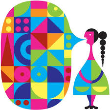 Melinda Beck Illustration Discussing Abstract Art For Ronn Campisi And Harvard Law School Shape Art Art Graphic