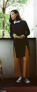 Selvedge jeans dm149 and uniqlo tshirt rm20. Uniqlo Launches Hijab And Modest Fashion Range Daily Mail Online