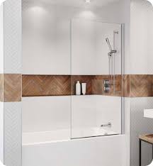 Get professionally made tempered glass panels for that perfect clear views. Fleurco Vxt30 11 40r Station Fixed Tub Panel With 3 8 Clear Tempered Glass With Hardware Finish Bright Chrome And Glass Type Clear Glass And Door Direction Right And Microtek Glass Protection 1 Panel
