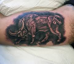 Animal tattoo designs are very common among people. Bull Tattoos Tattoofanblog