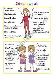 Conversation Activity Using Self Introduction Part3 Self Introduction Speech English Stories For Kids How To Introduce Yourself