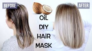 This coconut oil hair mask will repair your hair and leave it feeling smooth and shiny! Diy Coconut Oil Hair Mask Tips Tricks Youtube