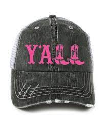 Y All Southern Country Women S Trucker Hat Cap By Hot Pink Cu11rgqik5z Womens Trucker Hat Baseball Hats Trucker Cap
