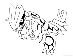 Top 75 free printable pokemon coloring pages line. Legendary Pokemon Coloring Pages Groudon Coloring4free Coloring4free Com