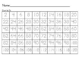 Count By 2s 3s 5s 10s Trace Numbers Notice Patterns