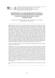 Maybe you would like to learn more about one of these? Pdf Permohonan Fasakh Perkahwinan Kerana Penyalahgunan Dadah Menurut Enakmen Undang Undang Keluarga Islam Pahang 2005
