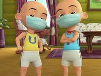 Find gifs with the latest and newest hashtags! Pakai Masker Upin Ipin Musim 14 Putri Amelia Kartun Gambar Animasi Kartun Desain Logo Game
