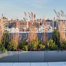 Root And Stock Belmont Rectangle Fiberglass Planter Box Walmart Com Rectangle Planters Fiberglass Planters Planter Boxes