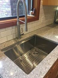 When the water in your kitchen sink won't drain or drains slowly, don't reach for the chemical drain cleaner. 28 Ledge Sink 8 Depth Single Bowl Offset Drain Right 5ls28r 8 In 2021 Single Basin Kitchen Sink Offset Drain Kitchen Sink Sink