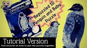 Product title bepuzzled penguin and baby 3d crystal puzzle. Bepuzzled 3d Crystal Puzzle Penguin And Baby Tutorial Version Youtube