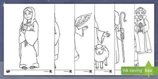 Color wonder mess free prehistoric pals dinosaur coloring pages & markers $ 9.99. The Christmas Nativity Story Colouring Pages Teacher Made
