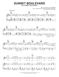 On ocean boulevard by mary alice monroe is a 2020 gallery books publication. Andrew Lloyd Webber Sunset Boulevard Sheet Music Pdf Notes Chords Musical Show Score Piano Vocal Guitar Right Hand Melody Download Printable Sku 251107