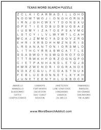 Free custom printable word search puzzles made just for you. Texas Printable Word Search Puzzle Word Search Addict