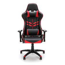 Essentials By Ofm Racing Style Gaming Chair Black Blue Ess 6065 Red At Staples In 2020 Gaming Chair Gamer Chair Chair