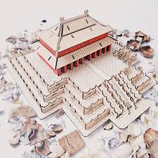 In this delightful game, very young children can have fun and learn while putting together five simple puzzles. Wooden 3d Puzzle Build Your Own The Hall Of Supreme Harmony Larchitecture Constructor Wooden Puzzles Wooden 3d Puzzles