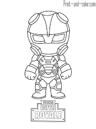 Fortnite Battle Royale Coloring Page Carbide Racing