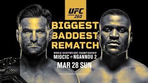 At the top of the card, a rematch between stipe miocic and francis ngannou. Wdagkd3aphq M