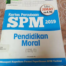 Koleksi soalan percubaan bm 2019 Kertas Percubaan Spm 2019 Pendidikan Moral Shopee Malaysia