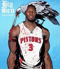 To fight back, he built a movement. Ben Wallace Basketball Players Nba Mvp Basketball Nba Basketball Art