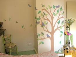 A Beautiful Tree Mural With Very Little Painting Required You Can Create A Tree Mural Design Using The Concept Fr Kids Room Murals Tree Mural Tree Wall Murals