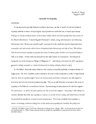Pdf Aristotle On Equality Ayodeji Perrin Academia Edu