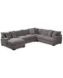 Rhyder Fabric Sectional Collection Created For Macy S Sectional Sofa With Chaise Best Leather Sofa Fabric Sectional
