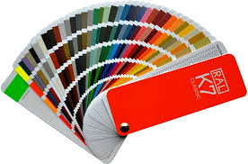Ral K7 Classic Colour Chart New Ral Fan Style Guide