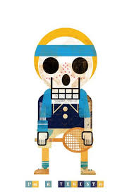 tenista christian montenegro ilustraciones y texturas esqueletos e ilustracao