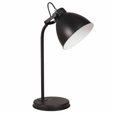 Shop wayfair for all the best bedside metal table lamps. Industrial Style Black Metal Desk Lamp Colin Maisons Du Monde