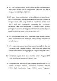 Menjalankan urusan pendaftaran pemilih dan semakan daftar pemilih. Suruhanjaya Pilihan Raya Malaysia No Twitter