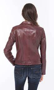 En cuir d'agneau véritable, il se. Cuirs Guignard Lederbekleidung Leder Guignard Damen Lederjacken