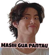 Download & install stiker wa duar meme 13 app apk on android phones. Kim Taehyung Stiker Wa Masih Gua Pantau Bts Lucu Wallpaper Lucu Foto Lucu