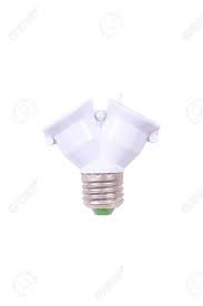 Light Bulb Socket Splitter Isolated On White Background Stock Photo Picture And Royalty Free Image Image 77312786